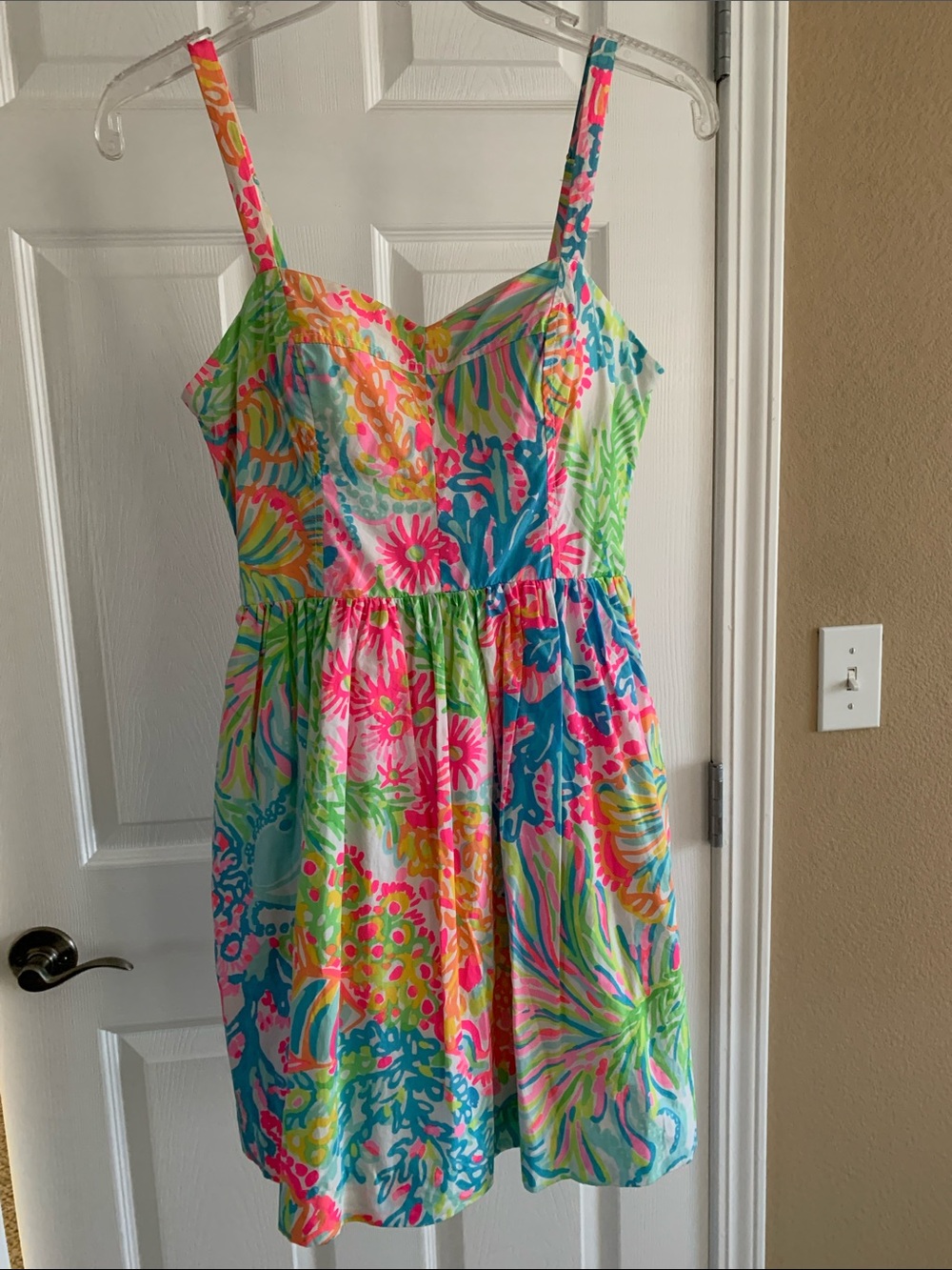 Lilly Pulitzer, Colorful Tropical Print Sundress - Multi colored